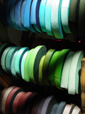 hand dyed silk ribbon