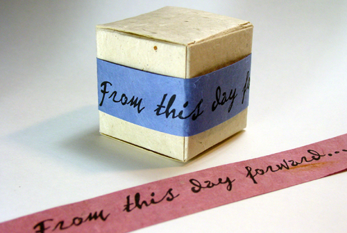 Personalized favor boxes