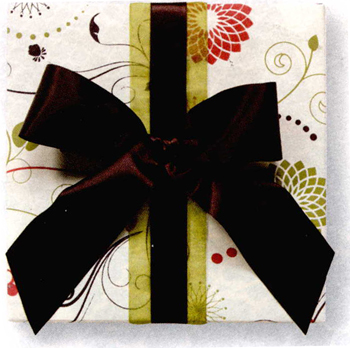 Midori Atomic Flowers Gift Wrap