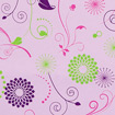 Click to order Atomic Flowers Gift Wrap