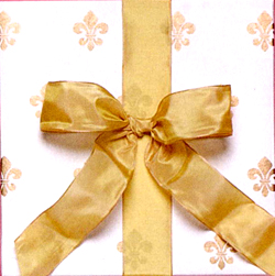 Fleur De Lis Midori Gift Wrap