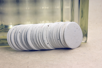 seed paper circle shapes