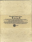 Printer Safe blooming seed paper for letters and documents.