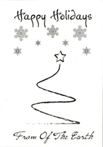 Recycled Holiday Card