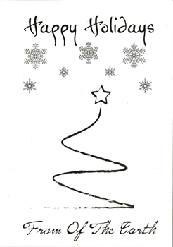 5x7 Corporate Holiday Card on Recycled Stock