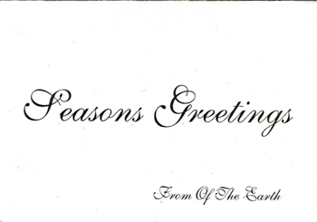 Recycled Seasons Greetings Cards