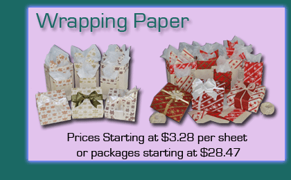Seeded Holiday Wrapping Paper