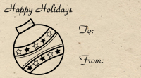 seeded gift tags
