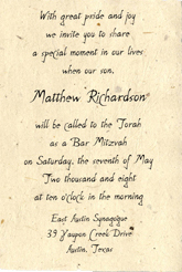 Click to order this type of invitation