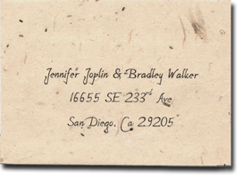 Seeded Lotka A5 Reply Envelope