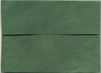 sage handmade envelope