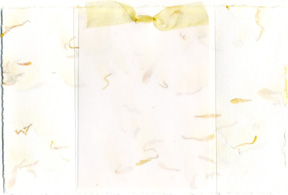 handmade marigold paper