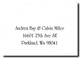 Recycled Reply Envelope