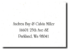 recycled outer envelope