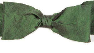 Dupioni silk ribbon Midori brand bias cut made in India