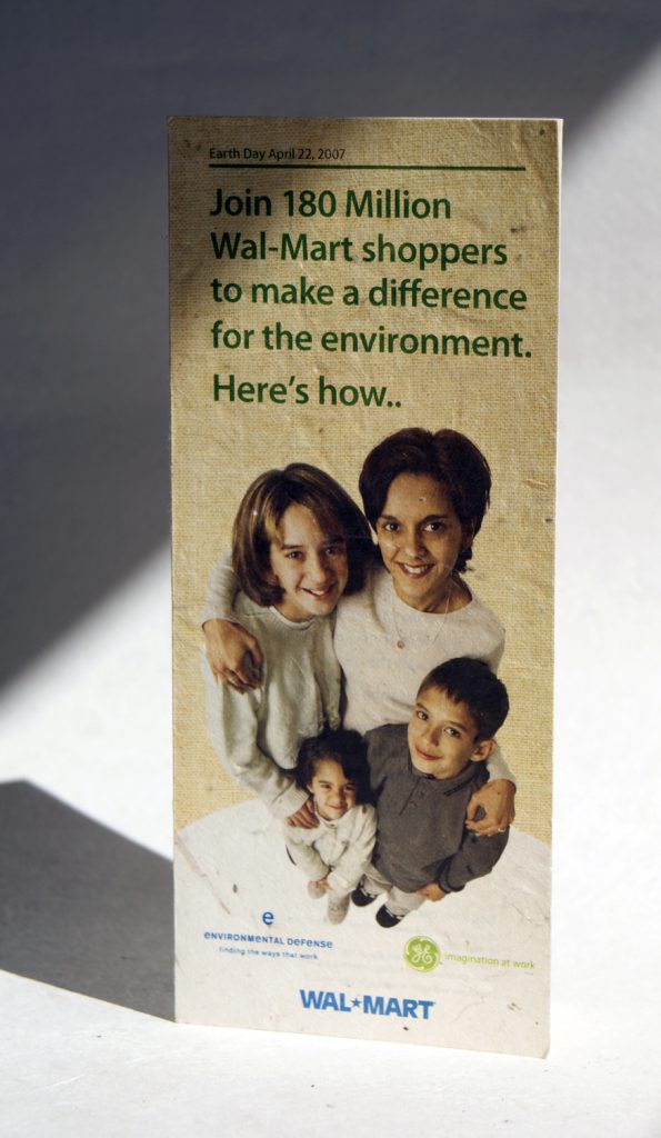 Seed paper flyer that blooms when planted