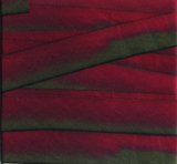 Earth Silk Dyed Ribbon 003 red green