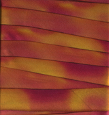 Earth Silk Dyed Ribbon 024 yellow red