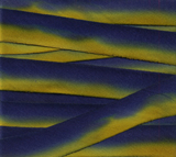 Earth Silk Dyed Ribbon purple, yellow 049