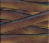 Earth Silk Dyed Ribbon brown, ivory, black 058