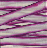 Earth Silk Dyed Ribbon violet, white 059