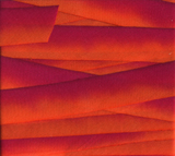 Earth Silk Dyed Ribbon - 075 orange purple