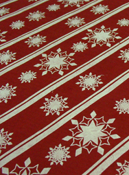 Red and White Seeded Wrapping Paper