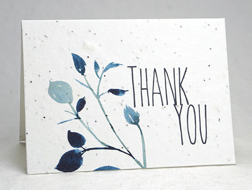 blue branch Thank You