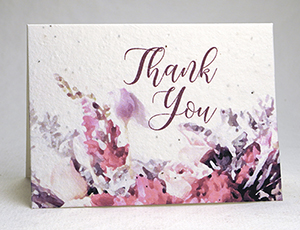 graphic seed paper cards