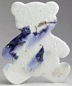 Click for 4s purple petal seed paper bear shape