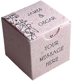 seed paper favor box