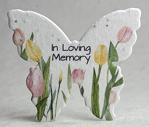 seed paper butterfly