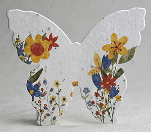 seed paper butterfly