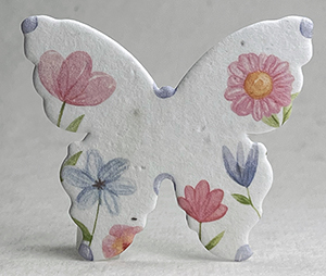 seed paper butterfly
