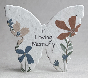 seed paper butterfly