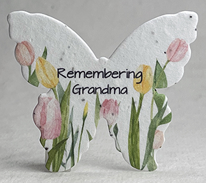 seed paper butterfly