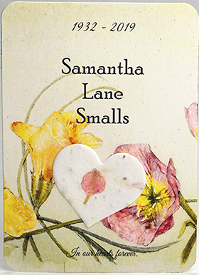 Click for customprinted seed paper butterflies