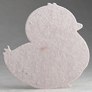 Click for 35s light pink seed paper chick shape
