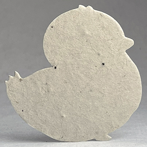 Click for 60s natural seed paper chick shape