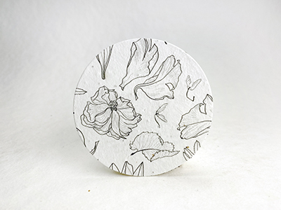 Plant Me circle seed paper tags