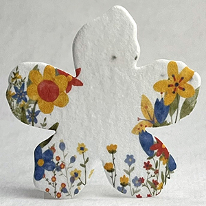 Bright Garden printed paper seed paper flower