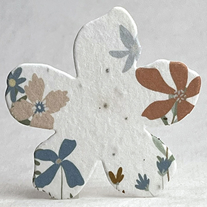 Mod Garden printed paper seed paper flower