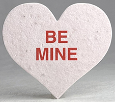 Seed Paper Heart Shape