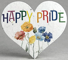 Seed Paper Heart Shape