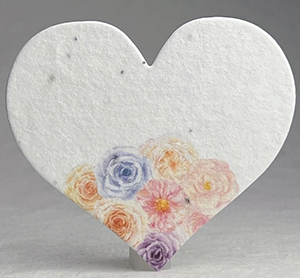 Pastel Roses Heart