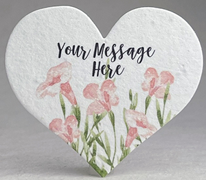 Pink Petunia Print Your Message Here