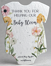 seed paper onesie shapes