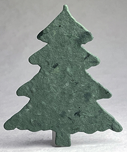 Click for 14s green seed paper tree shape