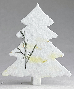 Click for 43s fern safflower seed paper tree shape