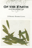 pressed (bamboo leaves) flowers for crafts